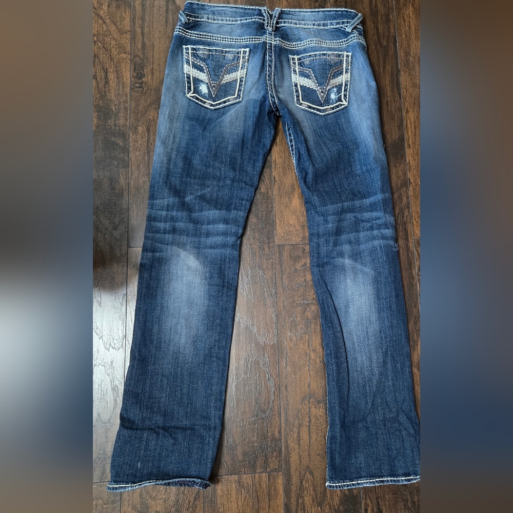 Vigoss Women's Blue Boot Cut Jeans